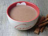 Chocolat chaud épais aux épices sans lactose