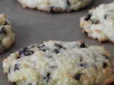 Cookies à la noix de coco et aux pépites de chocolat