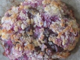 Cookies aux framboises et aux pépites de chocolat noir