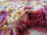 Crumble d'automne prunes-pomme-poire sans gluten et sans lactose