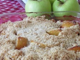 Crumble fruits rouges et pommes