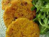 Galettes de patates douces au millet sans gluten ni lactose