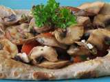 Galettes de sarrasin aux champignons