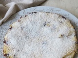 Gâteau à la poêle à la noix de coco et aux pépites de chocolat