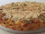 Gâteau-crumble aux pommes et aux reines-claudes