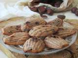 Madeleines aux marrons et aux pépites de chocolat