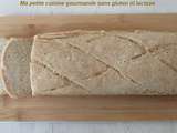 Pain sans gluten aux farines de riz, souchet et amande