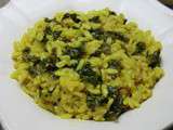 Risotto au chou kale, à la courgette et au curcuma sans gluten et sans lactos