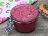 Tartinade rose aux haricots, betterave et noix de cajou sans gluten et sans lactose