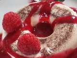 Panna cotta aux framboises