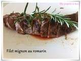 Filet mignon au romarin