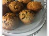 Muffins aux pépites de chocolat