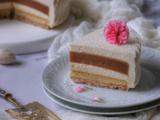 Entremets vanille caramel