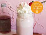 Milkshake gourmand fraise