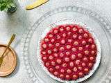 Tarte framboise et chocolat