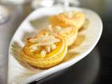 Tartelettes de Saint-Marcellin et poire Comice