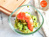 Verrine avocat crevettes