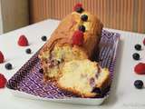 Cake Citron Fruits Rouges Sans Gluten