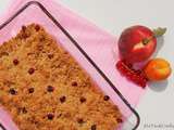 Crumble Pêche Abricot Sans Gluten Sans Lactose