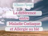 Maladie coeliaque et allergie au gluten