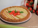 Tarte Fraises Rhubarbe Sans Gluten