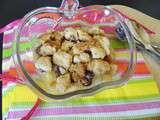 Crumble de poires au nutella