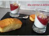 Mini quatre-quart framboises-litchis pour le challenge une recette par jour