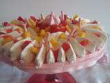 Pavlova saveur bubble-gum