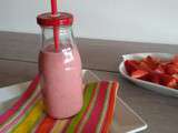 Smoothie banane et fraise