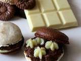 Macaron 3 chocolats et rhum