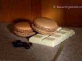 Macaron café et chocolat blanc