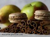 Macaron cannelle poire pomme