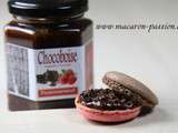 Macaron Chocoboise et chocolat croquant