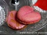 Macaron eau de rose et gingembre