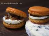 Macaron Fourme d’Ambert et figues