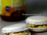 Macaron pâte de curry jaune