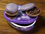 Macaron Philadelphia Milka et chocolat croquant