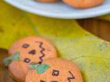 Biscuits citrouilles d'Halloween