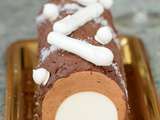 Bûche chocolat - noix de coco.... façon bounty