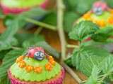 Cupcake Coccinelles au jardin