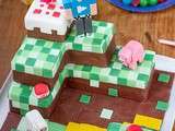 Gâteau Minecraft