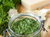 Pesto de fanes de carottes