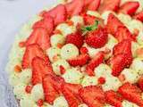 Tarte fraises - pistache