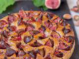 Tarte noisetine aux figues