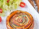 Tartelettes courgette-carotte et jambon de Parme