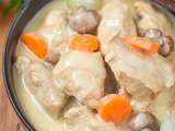 Traditionnelle... ou presque : blanquette de veau vanillée à l'ancienne