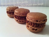 Macarons Noisette & Ganache Montée Chocolat au Lait