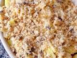 Crumble pomme-poire-chocolat