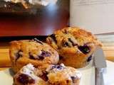 Muffins aux cerises et au chocolat blanc