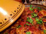 Tajine de poulet aux épices et aux abricots